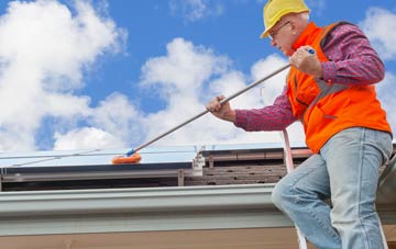 Cerrig Llwydion soft wash roof cleaning